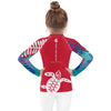 de dos - Lycra Manche Longue UPF50 Enfant 2-7 Rouge - Couleurs Lagon