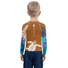 dos fond blanc - Lycra Manche Longue UPF50 Enfant 2-7 Caramel - Couleurs Lagon