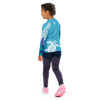 dos ecole - Lycra Manche Longue UPF50 Enfant 2-7 Bleu Ciel - Couleurs Lagon