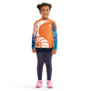 avant debout - Lycra Manche Longue UPF50 Enfant 2-7 Orange - Couleurs Lagon