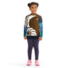 avant fond blanc - Lycra Manche Longue UPF50 Enfant 2-7 Chocolat - Couleurs Lagon