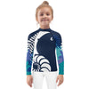 avant - Lycra Manche Longue UPF50 Enfant 2-7 Bleu Marine - Couleurs Lagon