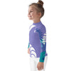 gauche - Lycra Manche Longue UPF50 Enfant 2-7 Lavande - Couleurs Lagon