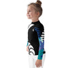 gauche - Lycra Manche Longue UPF50 Enfant 2-7 Noir - Couleurs Lagon