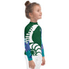 droite - Lycra Manche Longue UPF50 Enfant 2-7 Foret Verte - Couleurs Lagon