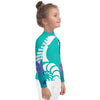 droite - Lycra Manche Longue UPF50 Enfant 2-7 Turquoise - Couleurs Lagon