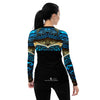 dos - Lycra Rashguard Noir Femme MITI BENITIER BLEU 2 Caraco - Couleurs Lagon