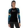 avant - Lycra Rashguard Noir Femme MITI BENITIER BLEU 2 Caraco - Couleurs Lagon