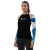 av gau - Lycra Rashguard Noir Femme MITI MARINE Caraco - Couleurs Lagon