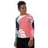 gauche jogging noir - Lycra Manche Longue UPF50 Ado 8-20 Rose - Couleurs Lagon